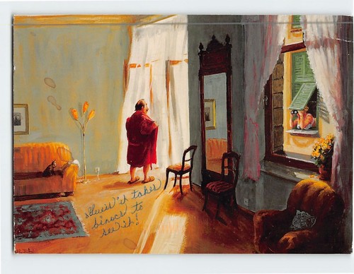 Postcard die sonnenuhr rudi - die,